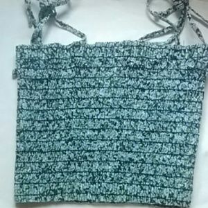 Sans souci floral crop-top